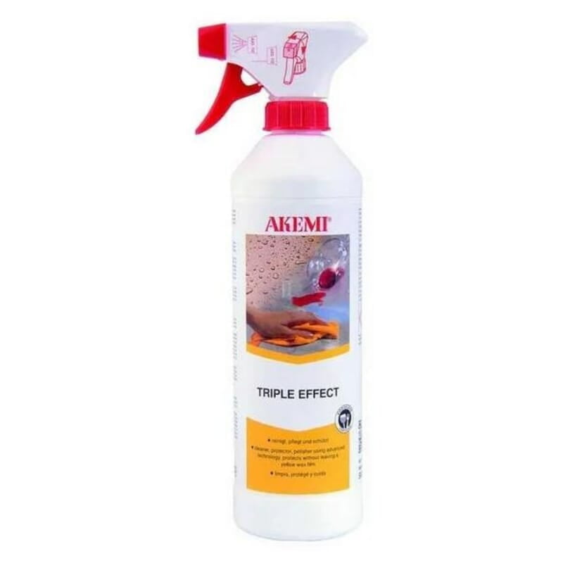 Triple Effect Cleaner/Polisher Spray 500 ml spray bottle Triple Effect Cleaner/Polisher Spray 500 ml spray bottle