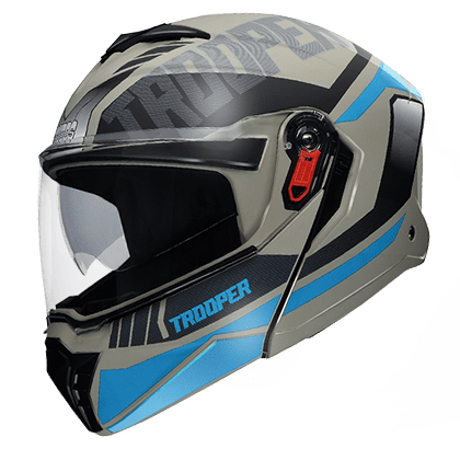 STUDDS TROOPER D1 MATT GREY N1 BLUE D/V (M)