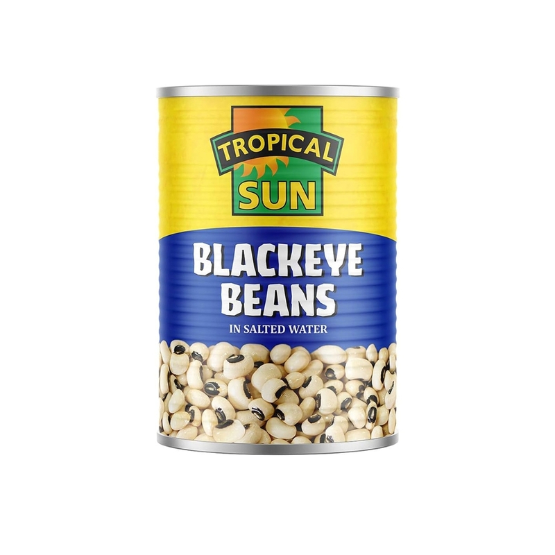 25049 Tropical Sun Blackeye Beans Cans 400g X 12
