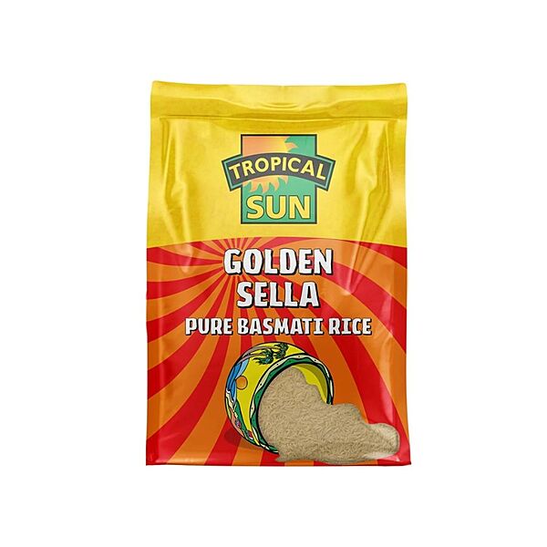 25146     Tropical Sun Golden Sella Pure Basmati Rice 10kg