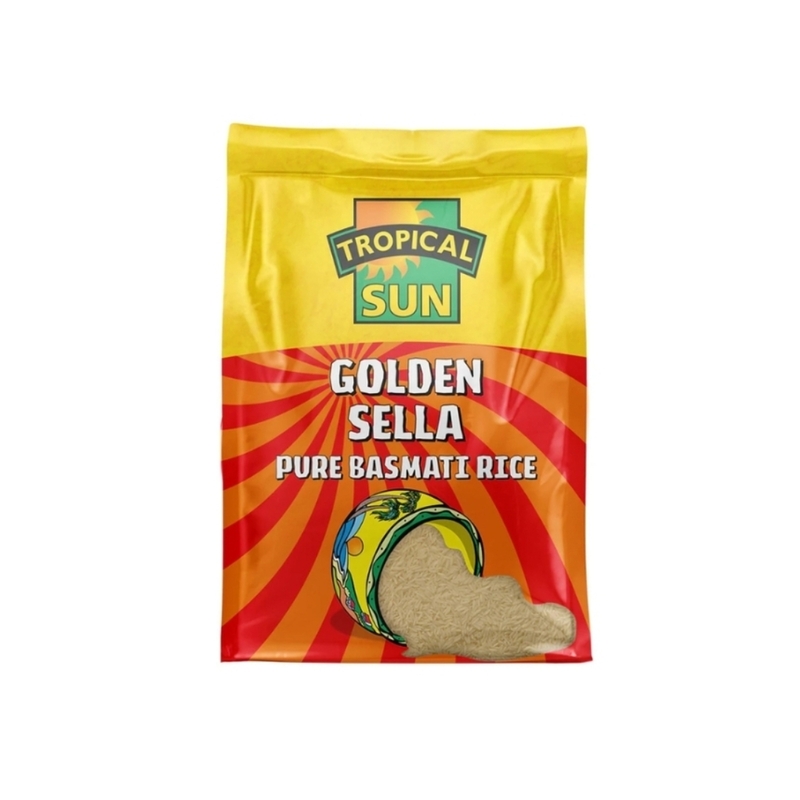 25362     Tropical Sun Golden Sella Pure Basmati Rice 20kg