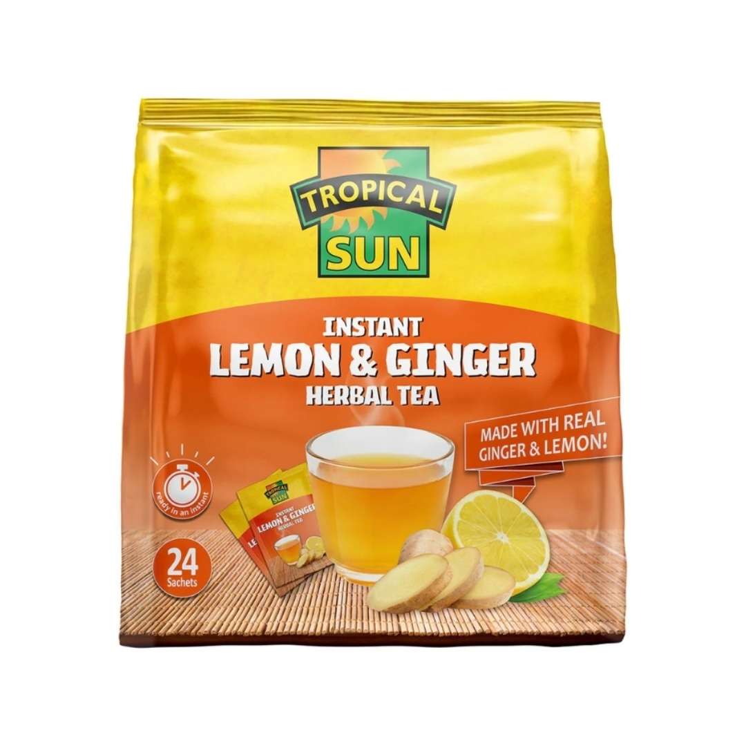 24418 Tropical Sun Instant Lemon Ginger 288g X 15