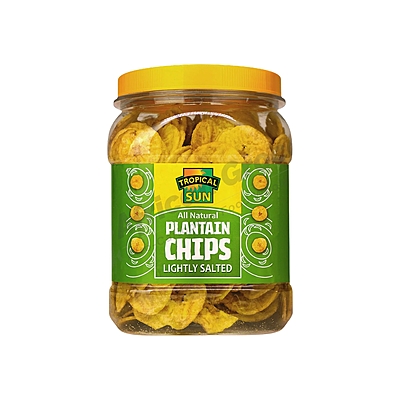 25359     Tropical Sun Plantain Chips Salted 450g X 6