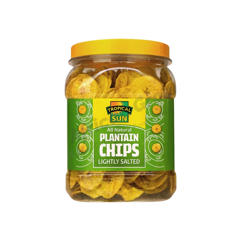 25359     Tropical Sun Plantain Chips Salted 450g X 6