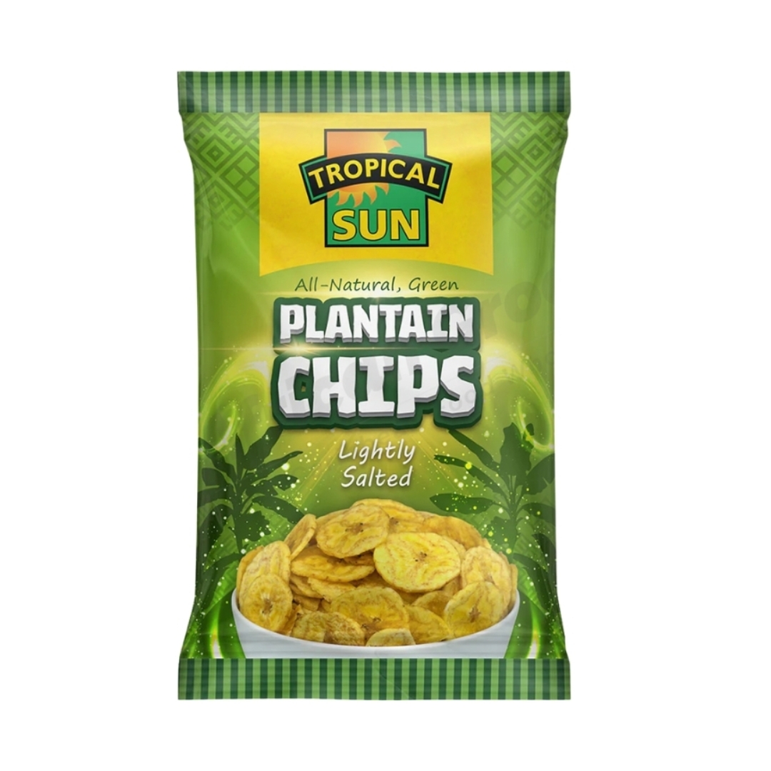 24814     Tropical Sun Plantain Chips Salted 70g X 12