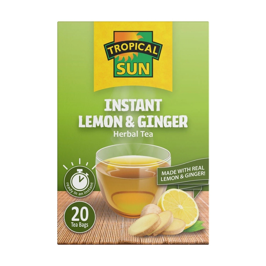 24650 Tropical Sun Tea Instant Lemon Ginger 60 G X 6