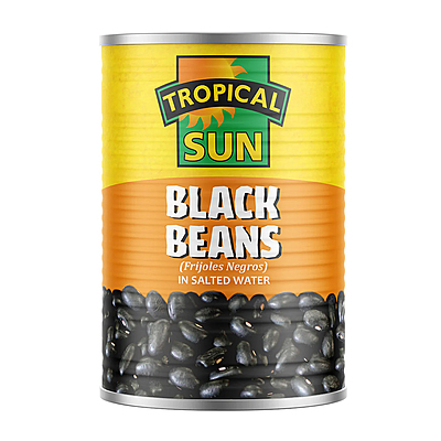 25033     Tropical Sun Black Beans 400g X 12