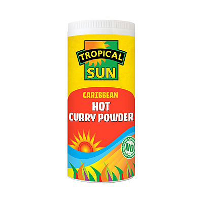 24407 Tropical Sun Caribbean Curry Hot 100g X 12