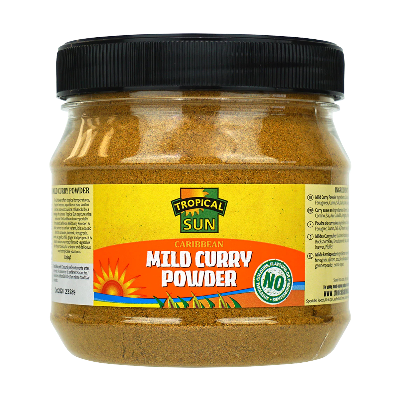 26141 Tropical Sun Caribbean Curry Mild 500g X 3