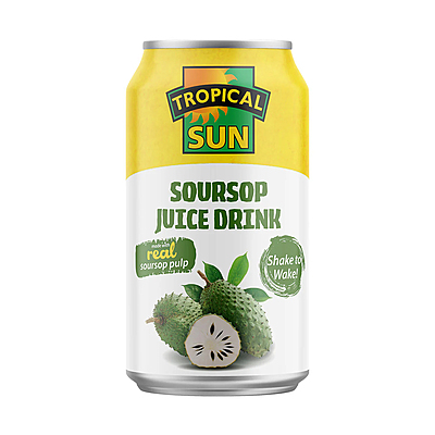 24402 Tropical Sun Soursop Juice Drink 330ml X 12