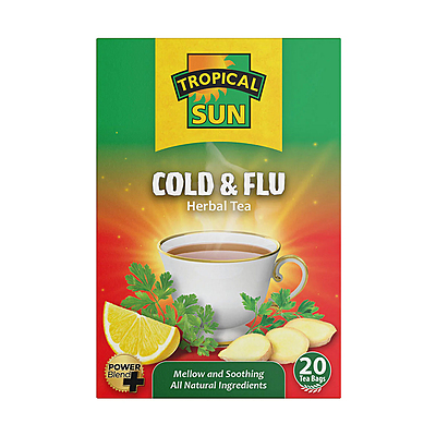 24632 Tropical Sun Tea Cold & Flu Case 40g X6