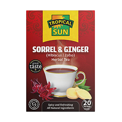 24626 Tropical Sun Tea Sorrel Ginger 40g X 6
