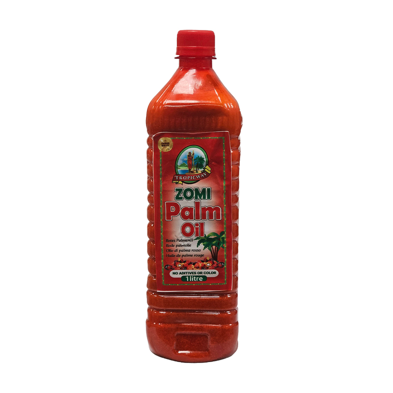 10018 Tropicway Natural Zomi Palm Oil 1l X 12