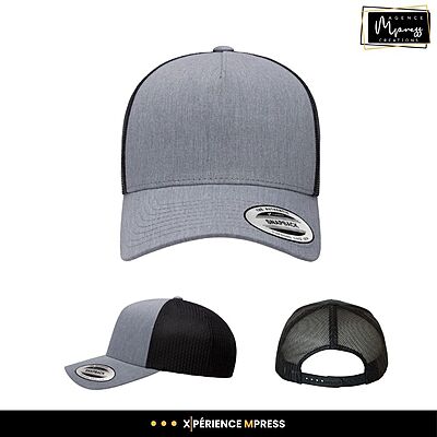 Casquette YP 5 panneaux courbée