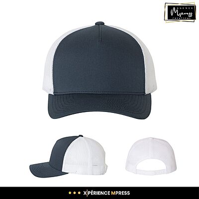 Casquette YP 5 panneaux courbée