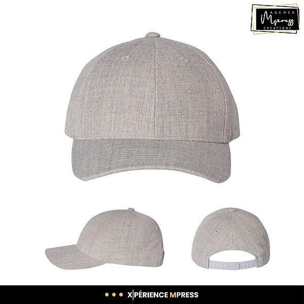 Casquette YP pleine - 6 panneaux