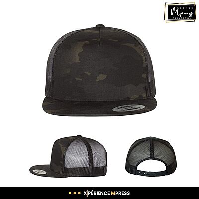 Casquette YP Flat cap 5 panneaux Casquette YP Flat cap 5 panneaux