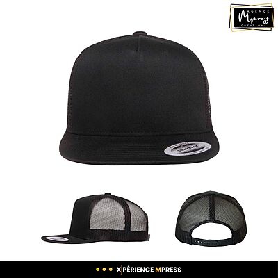Casquette YP Flat cap 5 panneaux Casquette YP Flat cap 5 panneaux