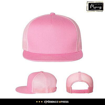Casquette YP Flat cap 5 panneaux Casquette YP Flat cap 5 panneaux