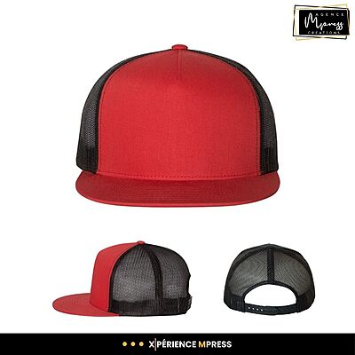 Casquette YP Flat cap 5 panneaux Casquette YP Flat cap 5 panneaux