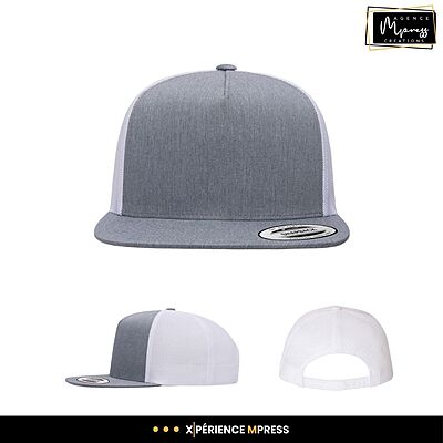 Casquette YP Flat cap 5 panneaux Casquette YP Flat cap 5 panneaux