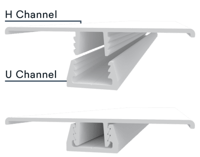Trusscore - H Channel Snap-In Trim Kit