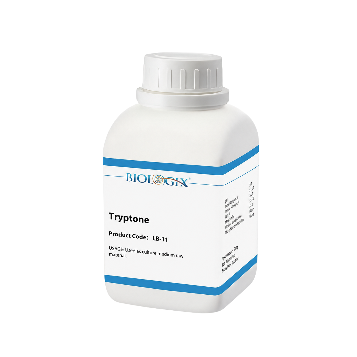Tryptone, Casein Peptone (OXOID Substitute) Powder 500g/bottle