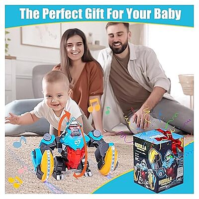 Tumbling and Flipping Musical Gorilla Toy