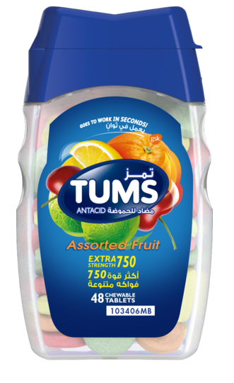 Tums Extra Strength 750 Assort Tab 48s