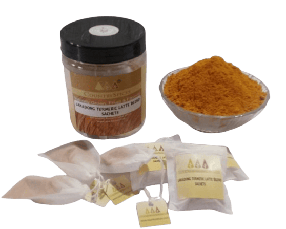 CountrySpice Lakadong Turmeric Latte Blend ( Sachet Pack)