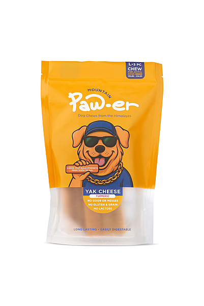 Yak Cheese Chew Turmeric - L (30 Pcs)