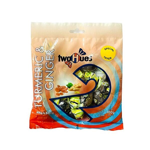 26616     Two Hues Turmeric & Ginger 100g X 12