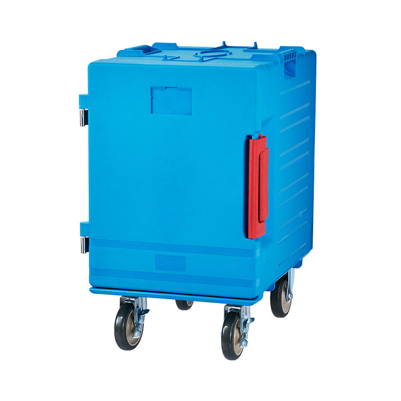 Carro aislante térmico para alimentos con ruedas