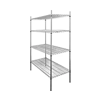 Estantería cromada de 1220x530x1800mm U-EC-53
