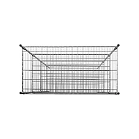 Estantería cromada de 1220x530x1800mm U-EC-53