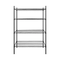 Estantería Epoxy Negro 1220x455x1800mm U-EE-45