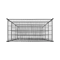 Estantería Epoxy Negro 1220x530x1800mm U-EE-53