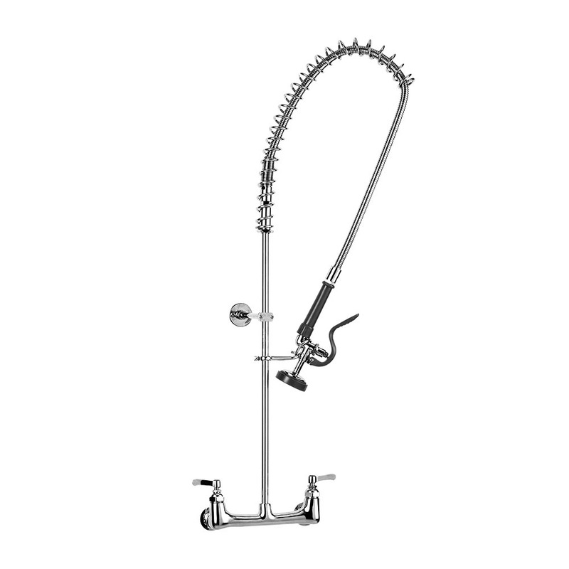 Manguera de prelavado de piso 8 pulgadas entre centros con mezcladora