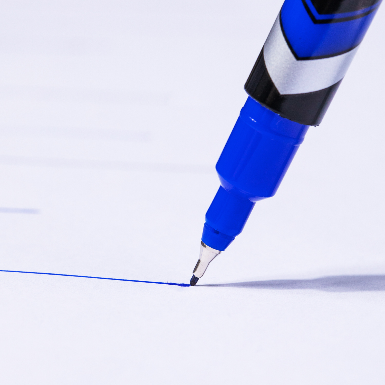 DELI U211 PERM DOUBLE-TIP MARKER BLUE