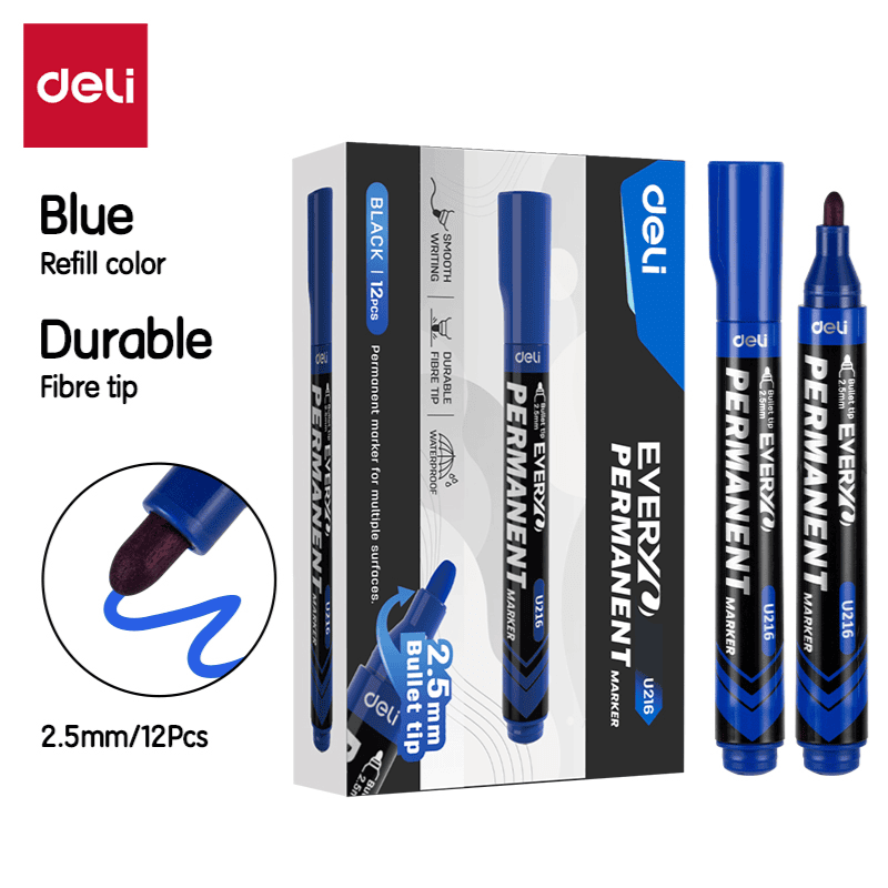 DELI U216 EVERY PERM BULLET MKR BLUE