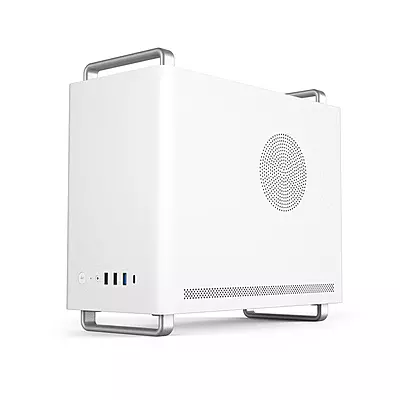 U320 ATX Cabinet With Micro SMPS ULTRA  Meash Pannel White