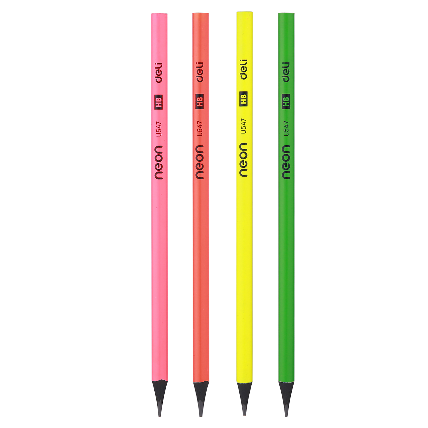 DELI U547 ENOVATION NEON HB PENCILS