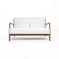 Leo 2 Seater Sofa White Bucle