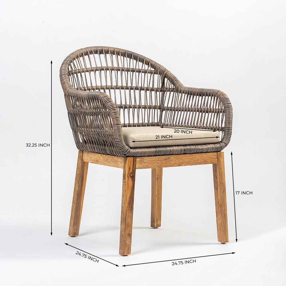 Bali Patio Chair Synthetic Rattan