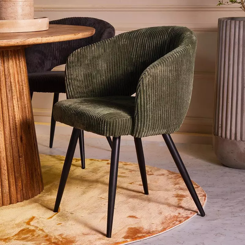 Linda Dining Chair Dark Green