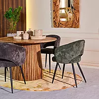 Linda Dining Chair Dark Green