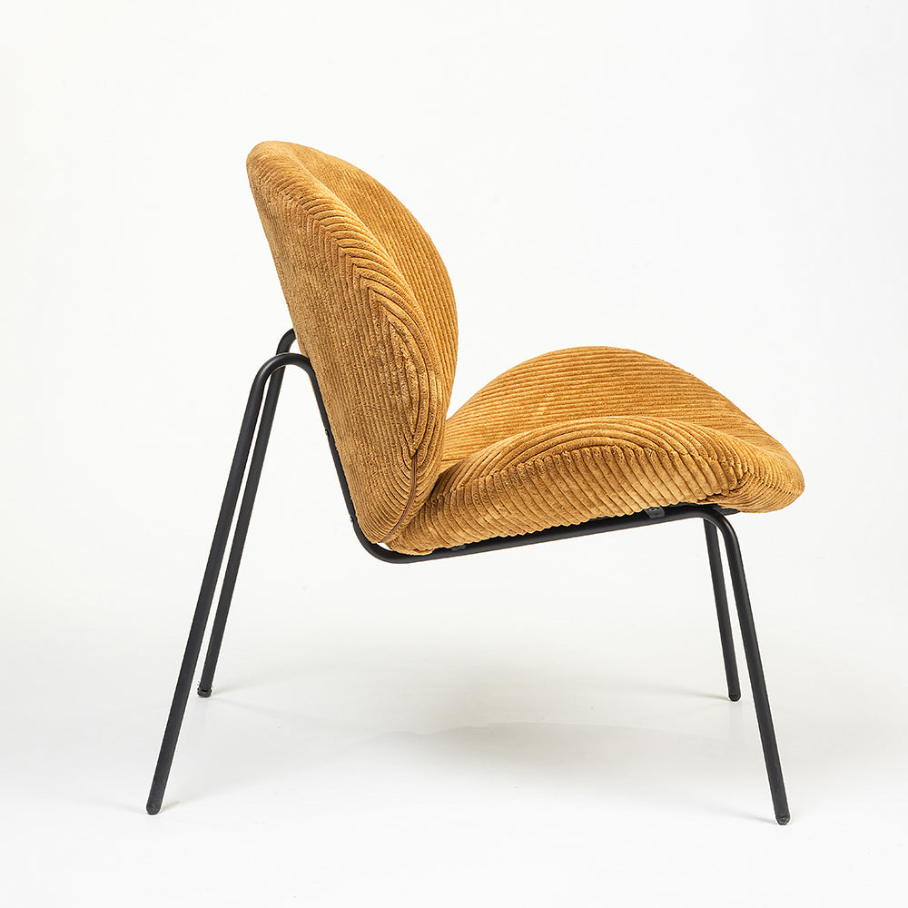 Scoop Lounge Chair Mustard