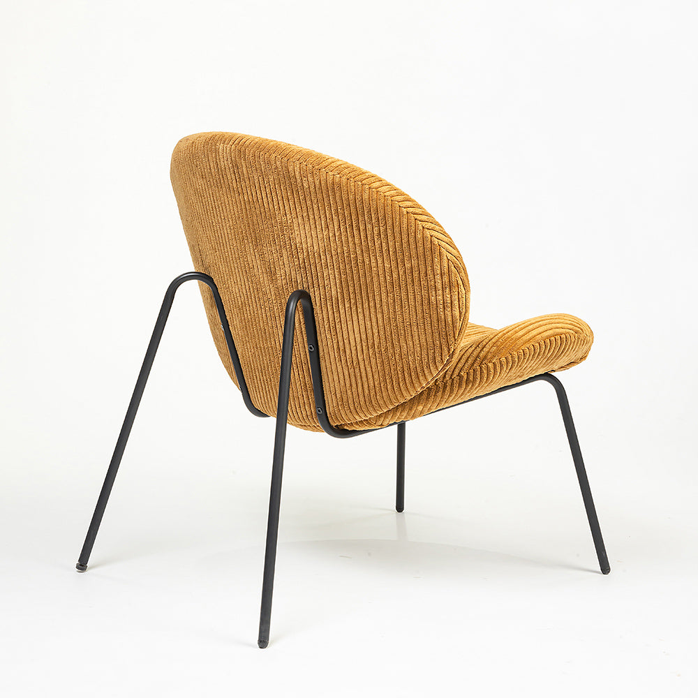 Scoop Lounge Chair Mustard