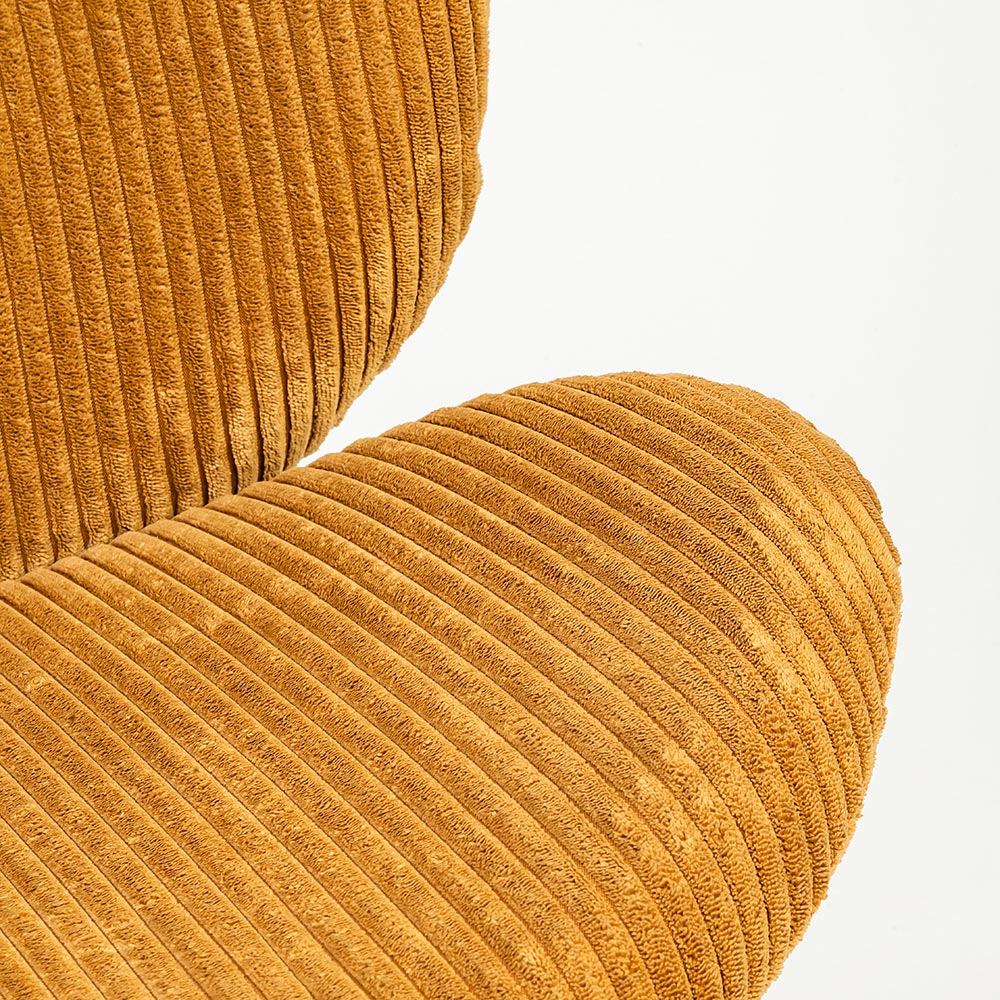 Scoop Lounge Chair Mustard