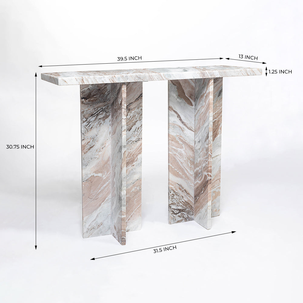 Bella Marble Console Table